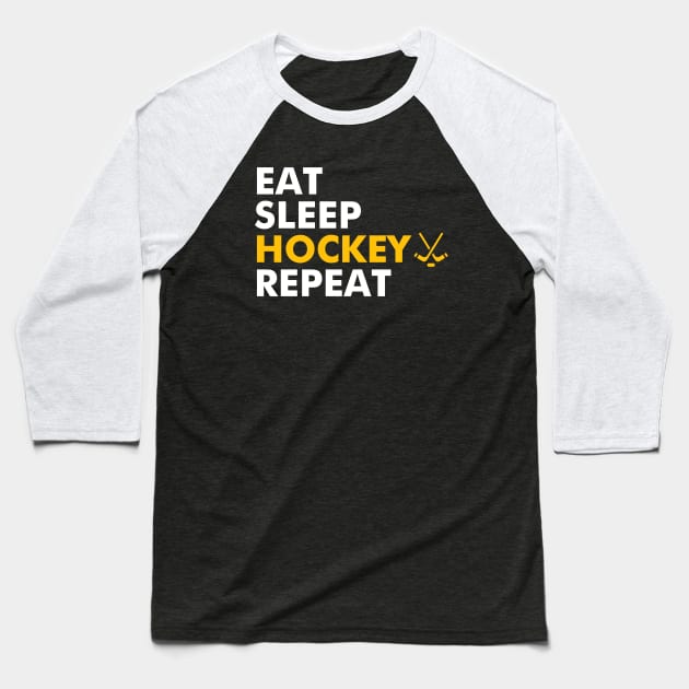 Hockey Lover Baseball T-Shirt by Printnation